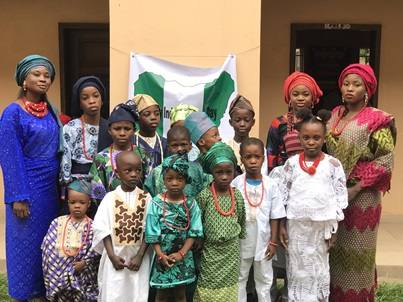 Independence Day parade in traditional attire